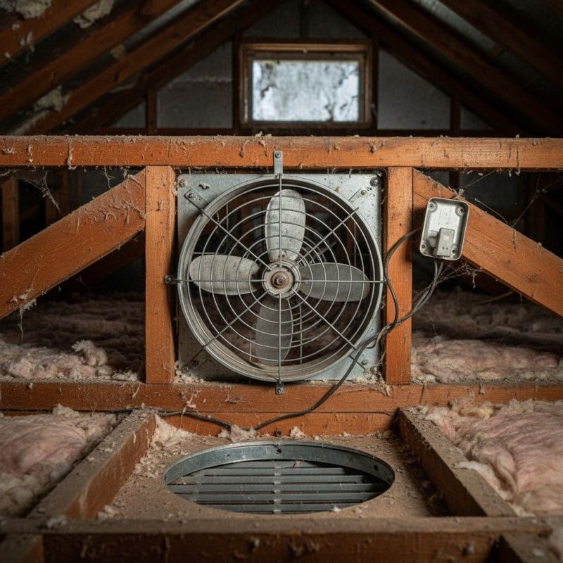 Attic Fan Installation in Heber City, UT